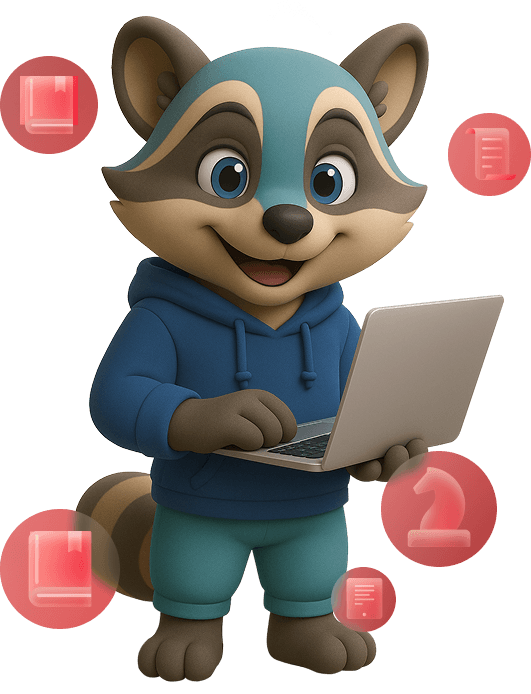 Raccoon Mascot